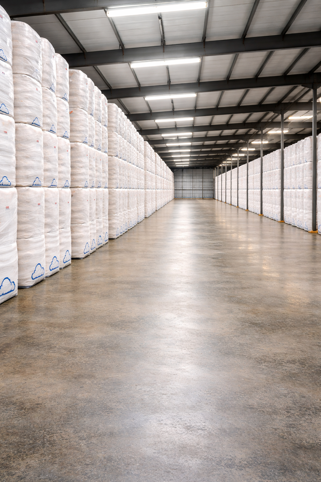 Cotton bales warehouse